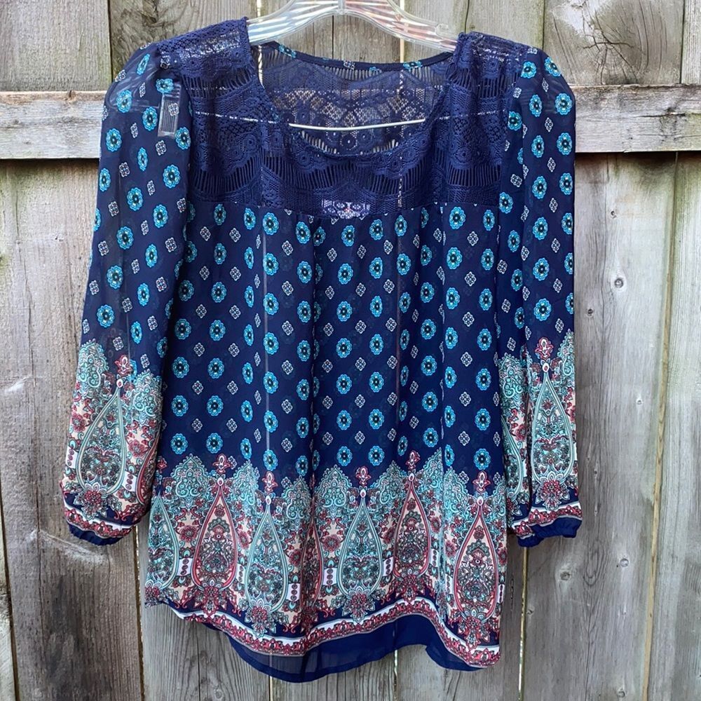Mine sheer top sz. S